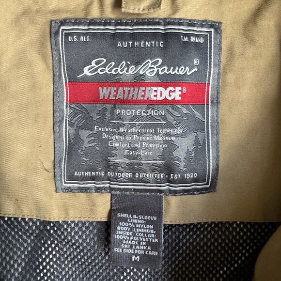 Eddie Bauer Chore Barn Coat Mens Size M Hooded Jacket Utility Vintage Mid Length - Picture 4 of 6